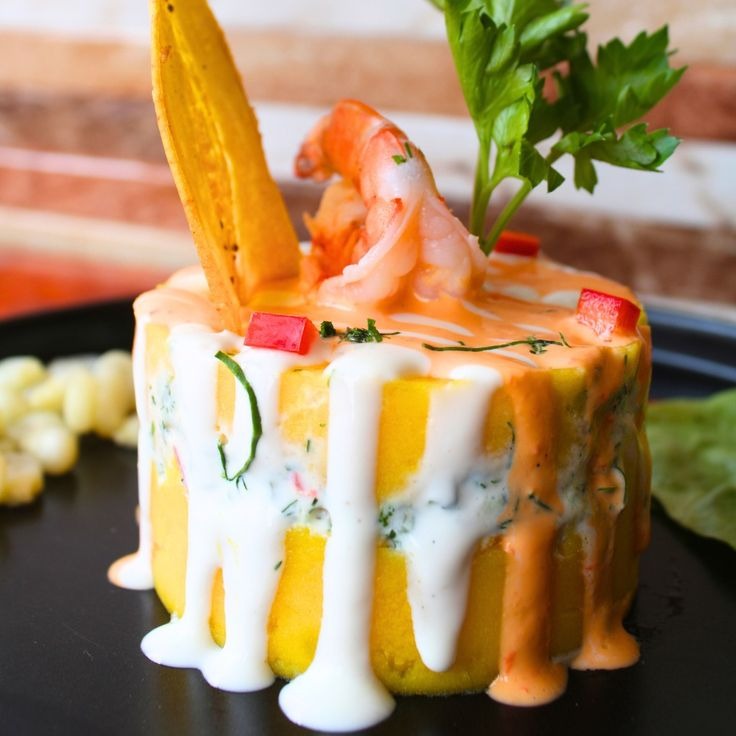 Causa de Camarones