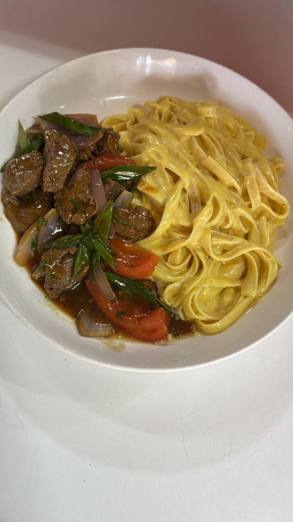 Fetuccini a la Huancaina